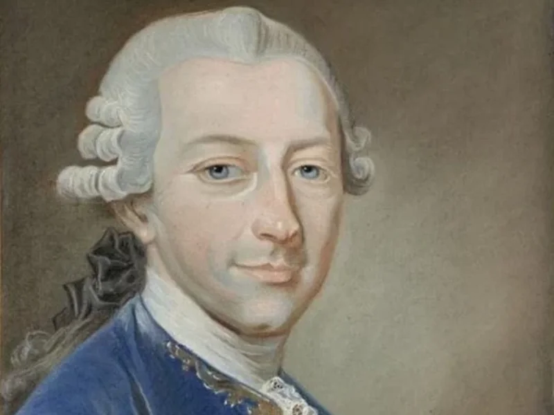 1781-Jacques Pierre François Salmon - Presunto ritratto di un nobile spagnolo, in abito blu, di tre quarti